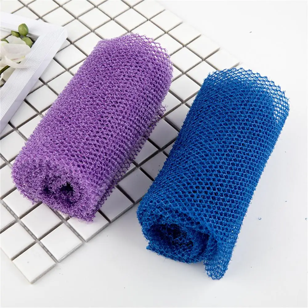 African Net Long Bath Body Exfoliating Long Net Shower Body Scrub Back Scrubber Skin Smoother Beauty Skin Bath Wash