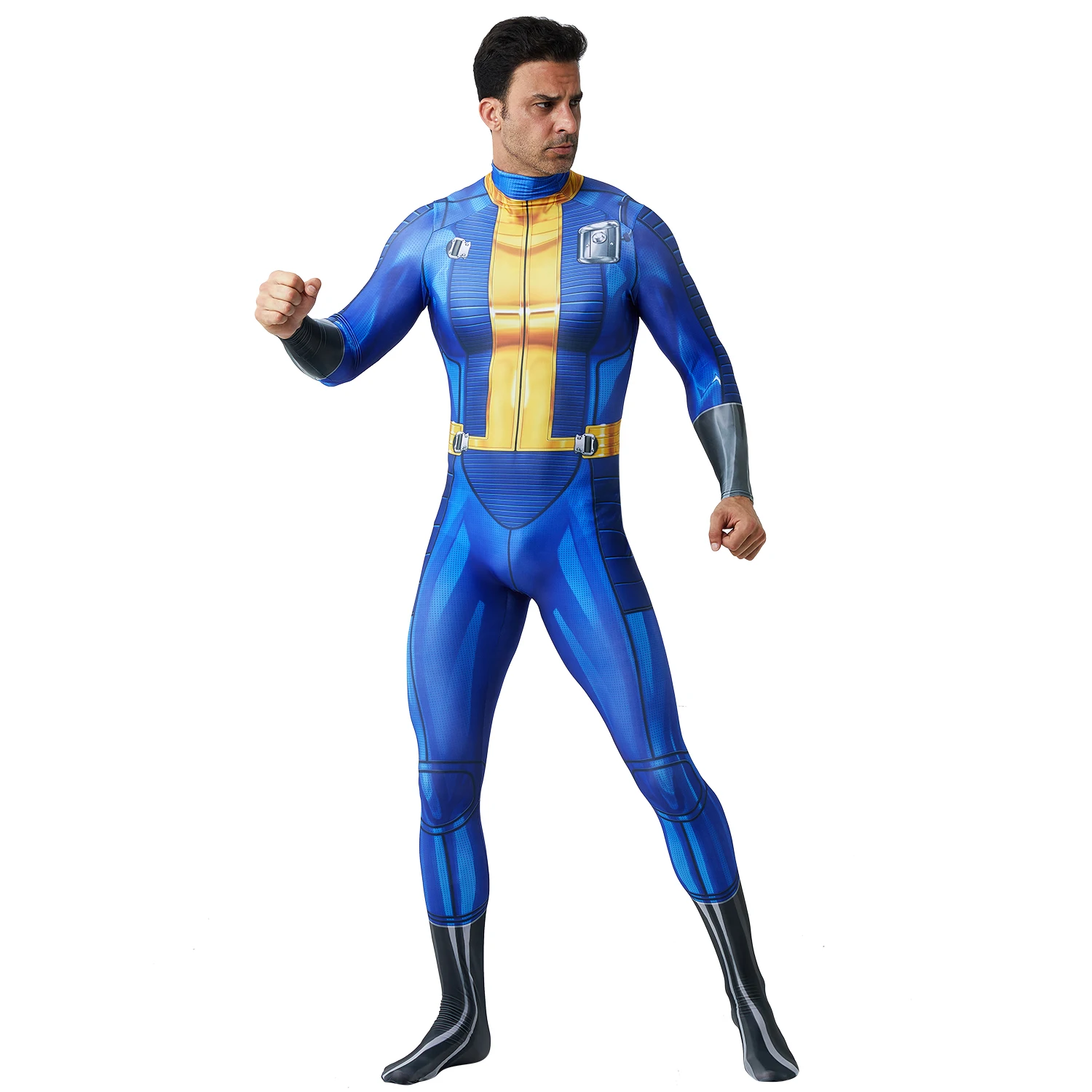 ديلوكس تداعيات 4 زي الكبار رقم 76 رقم 33 رقم 111 بذلة دنة ارتداءها خارقة زي للرجال هالوين زي الكبار #6