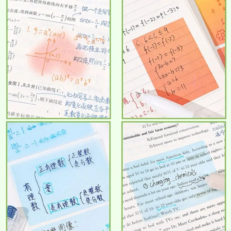 Almohadilla notas pegajosas y88b para escribir 150 hojas nota perlada papel nota almohadilla