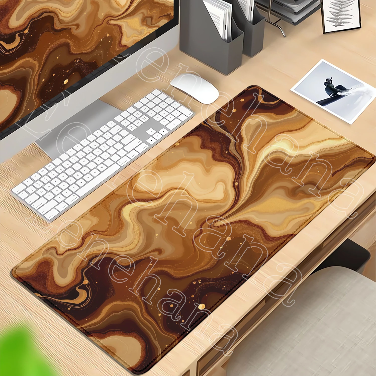 Strata Liquid Aesthetic Mousepads Ultra Smooth Surface Washable Table Carpet Keyboard Desk Mats Laptop Accessories Card Playmats