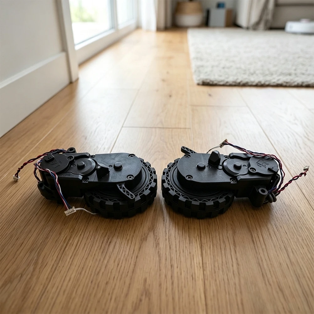 For Ecovacs N8 Robot Vacuum Cleaner Replacement Drive Wheels for Smooth Navigation on Carpets Hardwood and Tiles