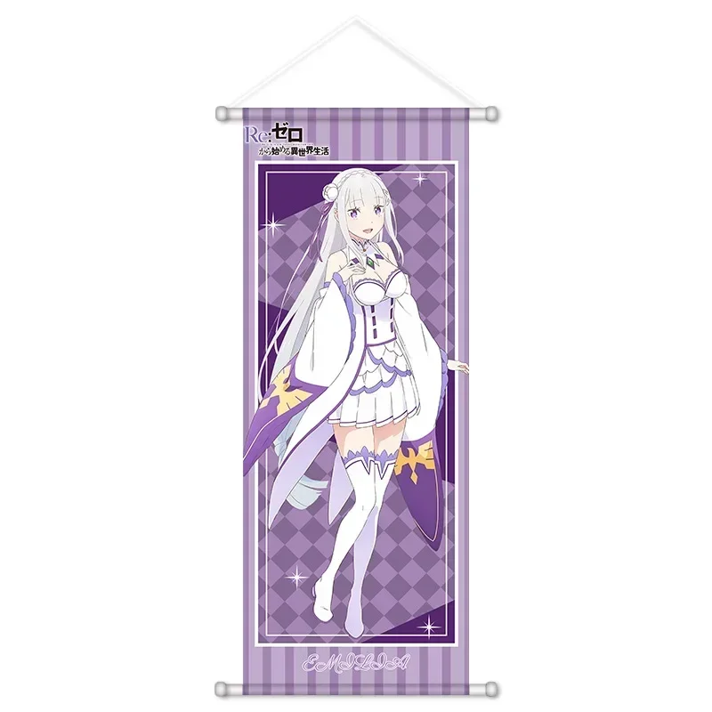 Anime Re:Life in A Different World From Zero Rem Ram Emilia Beatrice Posters Canvas Wall Art Pictures Decor Birthday Gift view 2