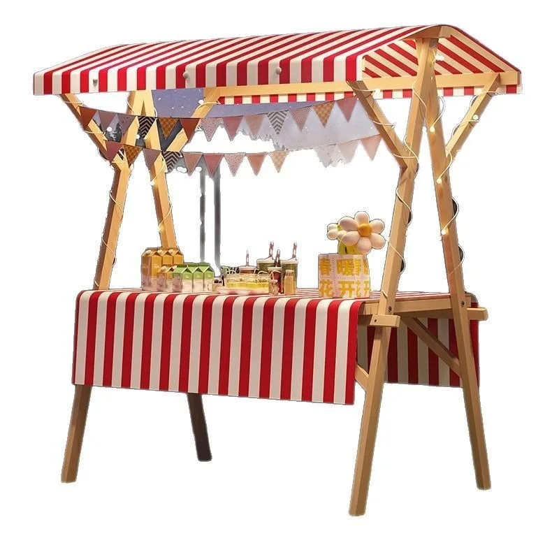 Stall mobile folding night market stall frame promotional display stand market rack float display stand floor stall