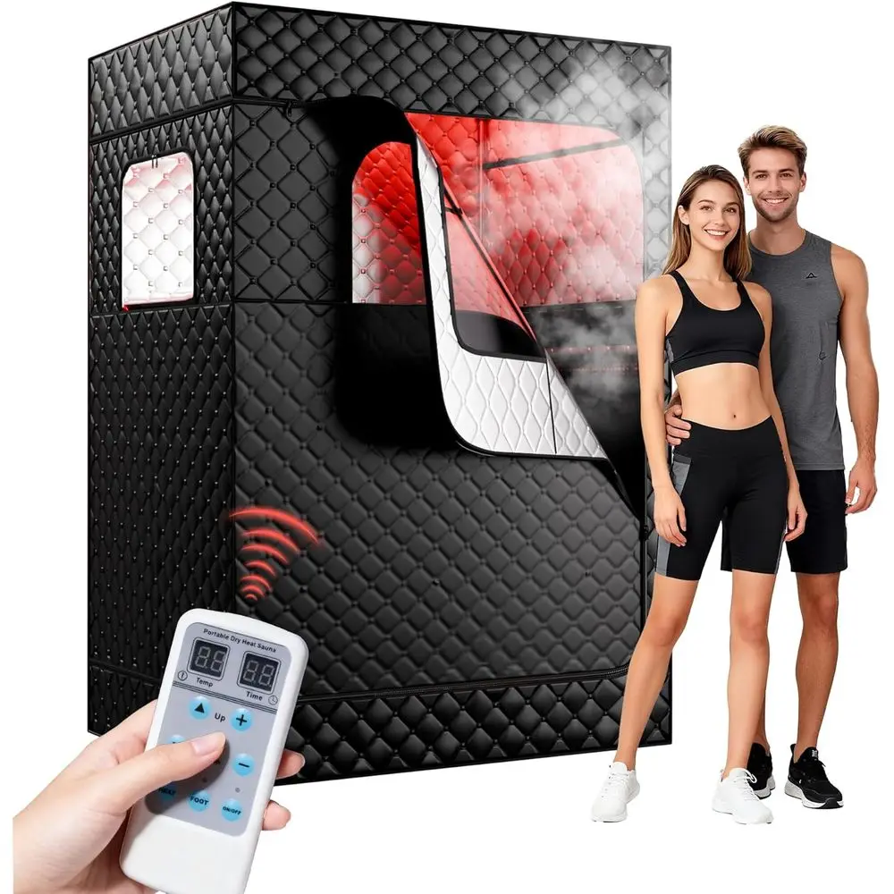 

Portable 2-Person Infrared Sauna Tent for Home Spa, Full-Body Detox, Indoor/Outdoor Use, 4.1m×2.95m×5.9m