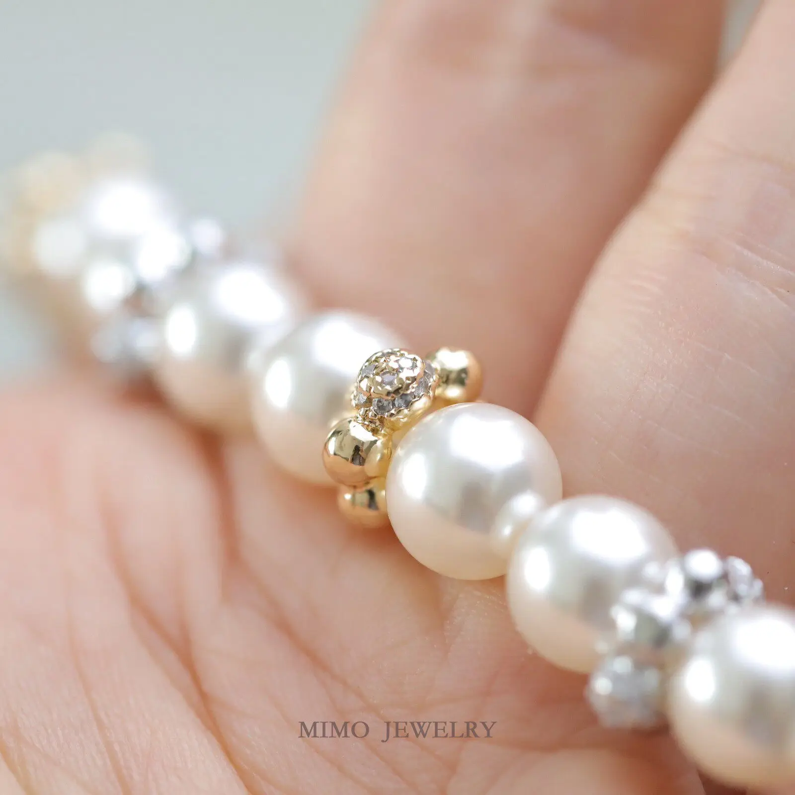 Copper-plated Real Gold Round Ring Micro-inlaid Zircon Bubble Road Pass Bead Diaphragm DIY Handmade Accessories