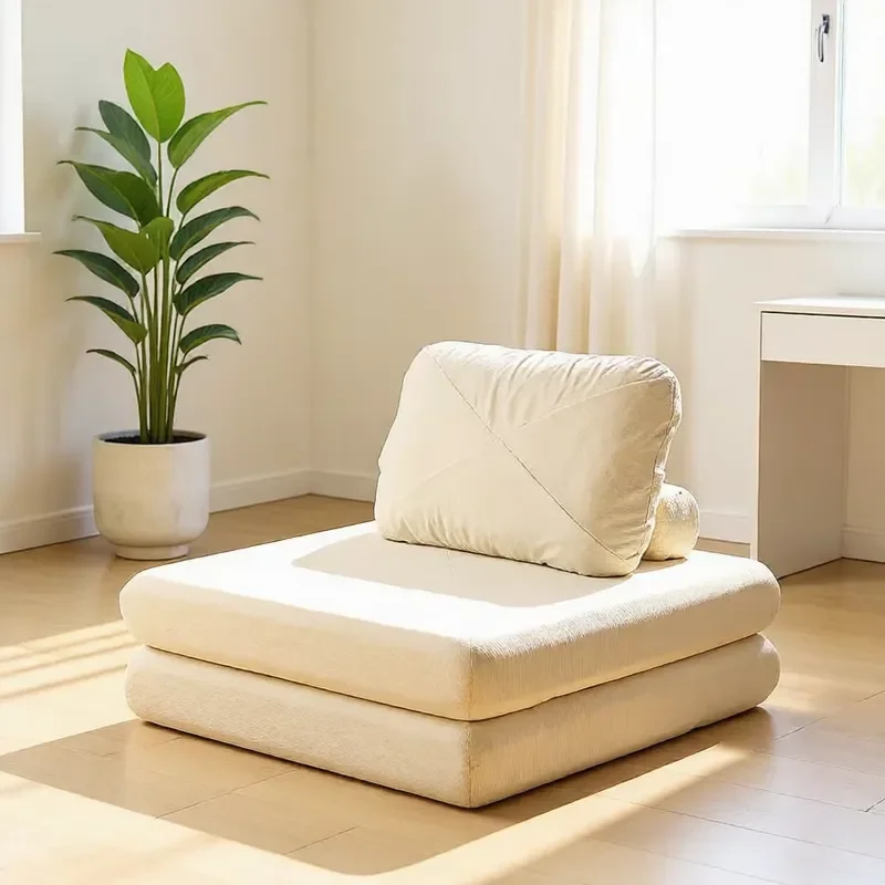 Folding Compression Sofa Bed Convertible Sleeper for Living Room Space Saving Furniture Available in Multiple Sizes and