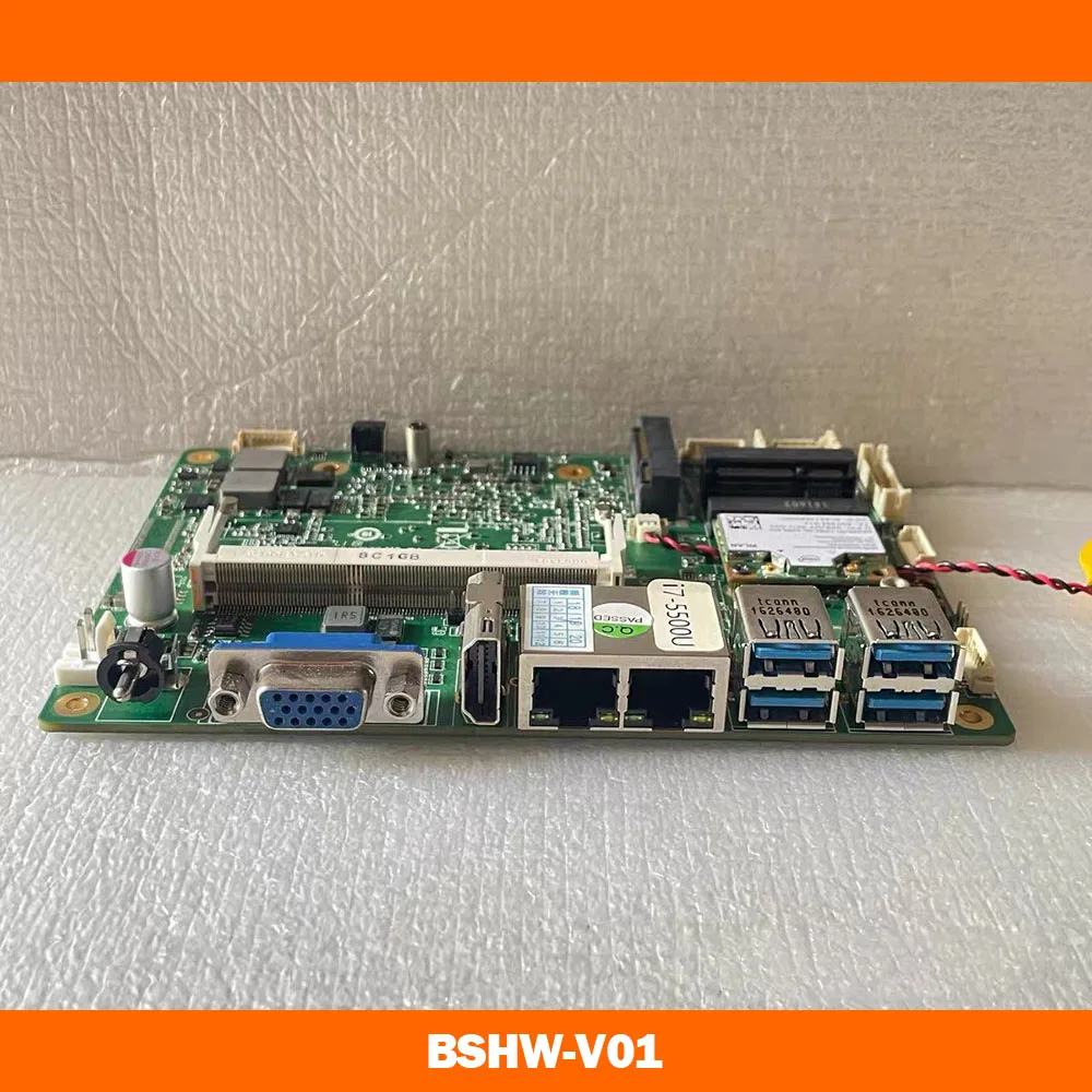 highly reliable 3.5-inch dual network port i7-5500U industrial computer board BSHW-V01