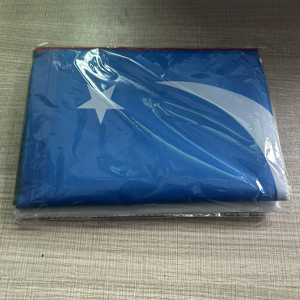 （TIKI FLAG）Uzbekistan Flag 3x5fts  90x150cm polyester UZ Uzbekistan National Flag hanging banner for decoration