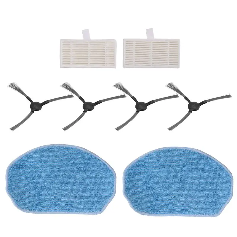 A59Z-For Midea VCR04W Robot Vacuum Cleaner Accessories Hepa Filter Side Brush Mop Cloth Spare Parts
