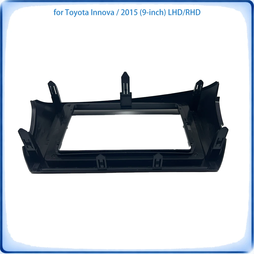 Car Radio Fascia Frame For Toyota Innova 2015 9 inch LHD/RHD Stereo Panel Wiring Harness Power Cable