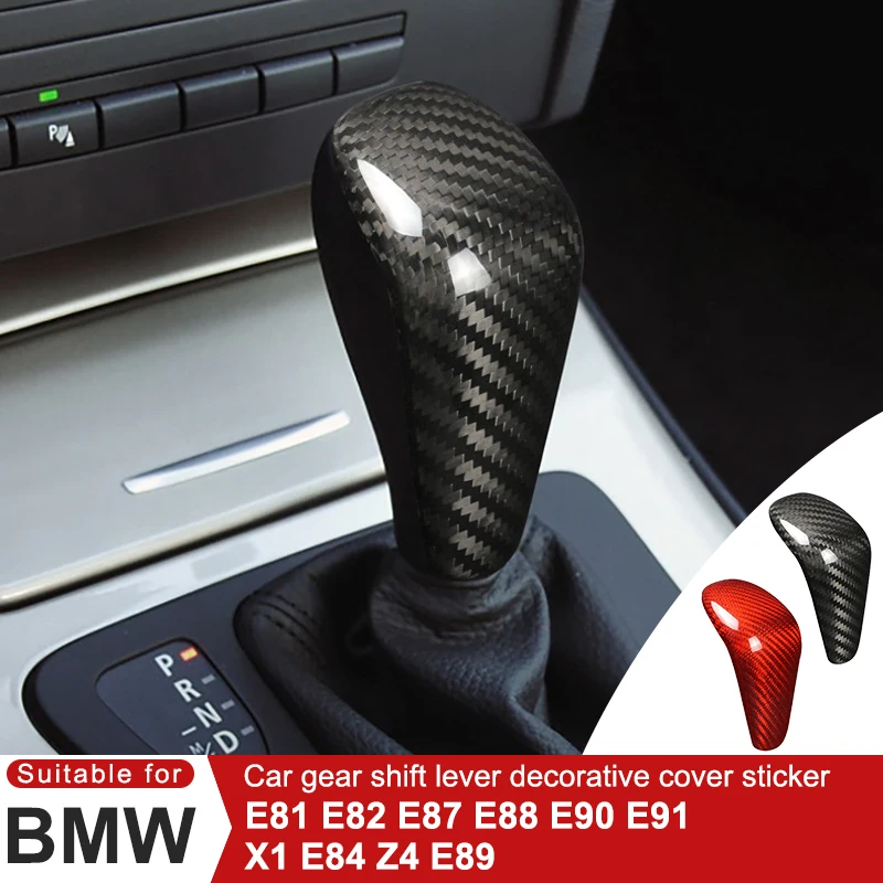 

Для BMW 1 3 серии E81 E82 E87 E88 E90 E91 X1 E84 Z4 E89 Автомобильная крышка рычага переключения передач, декоративная наклейка, модификация, аксессуары