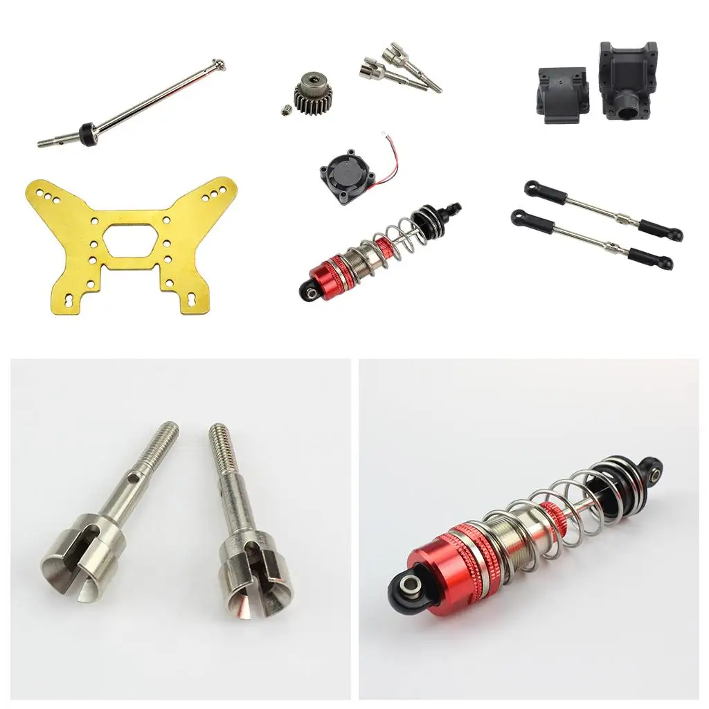 Wysokowydajne części do modernizacji samochodów RC do gąsienicowego ciężarówki Monster Truck w skali 1:10