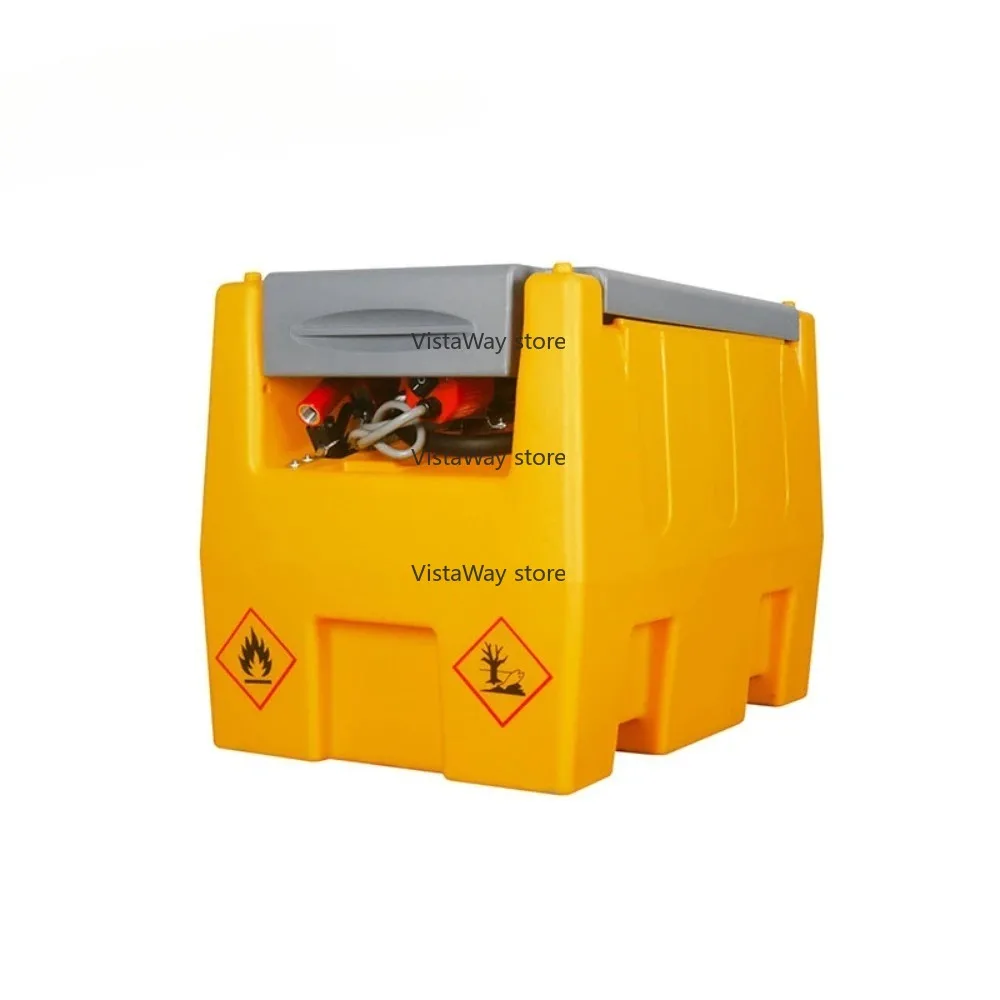 Tanque de transferencia de caddy diésel de combustible portátil eléctrico 53L/240L/480L/500L para repostaje en el sitio