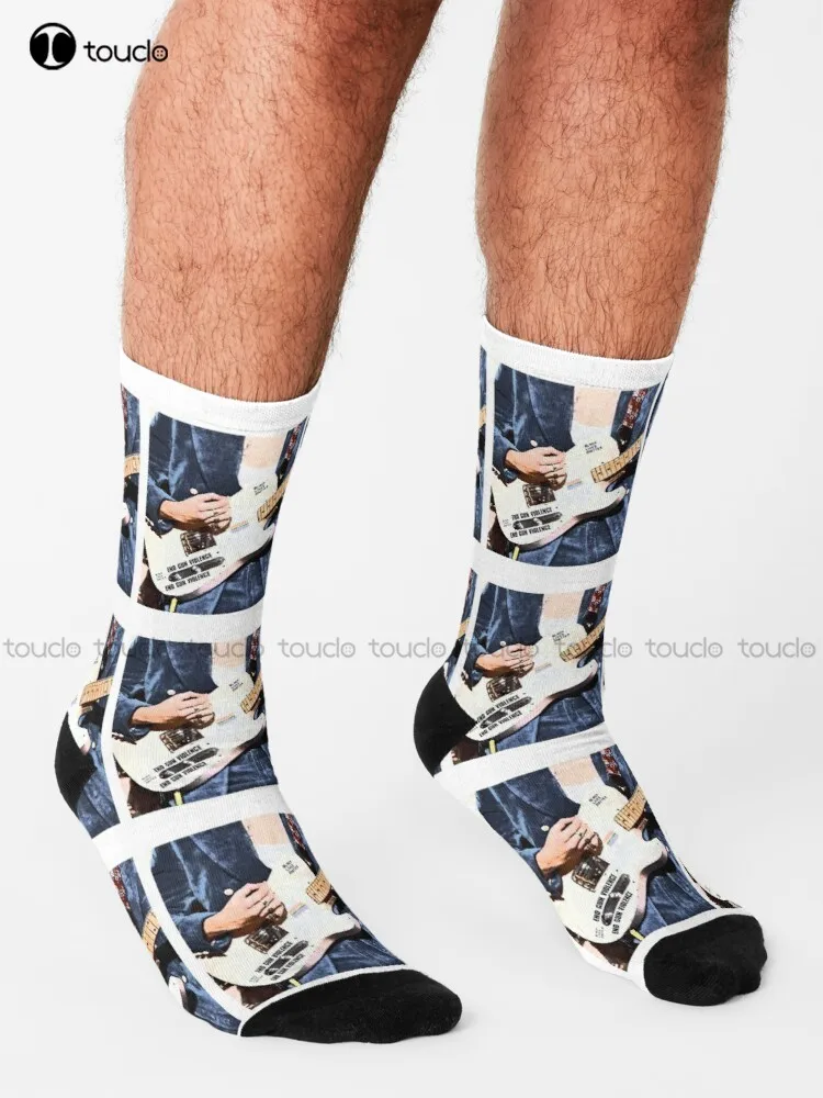 Guitar Styles Socks Harrys House High Socks 360° Digital Print High Quality Cute Elegant Lovely Kawaii Cartoon Sweet Cotton Sock