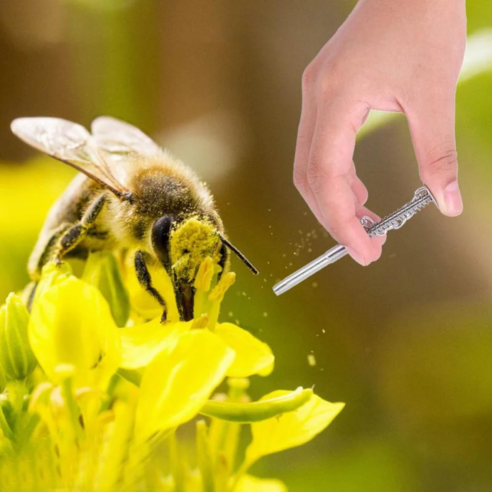Portable Stainless Steel Pollen Grip Manual Pollen Collector,Nest Frame Nailing Machine Beekeeping Tool For Beekeeper Fast-