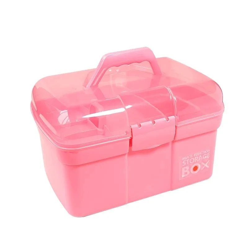 Storage Box/Manicure implementA1PQ0-Easy to Use Nail Polish Phototherapy Machine Box Multi-Layer Partition Large