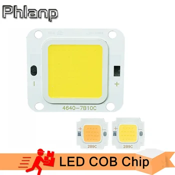 COB 4640 10W 20W 30W 50W 60W 70W Contas de luz LED 32V Branco quente e frio lâmpada de alta potência longa vida bons chips para luzes de rua