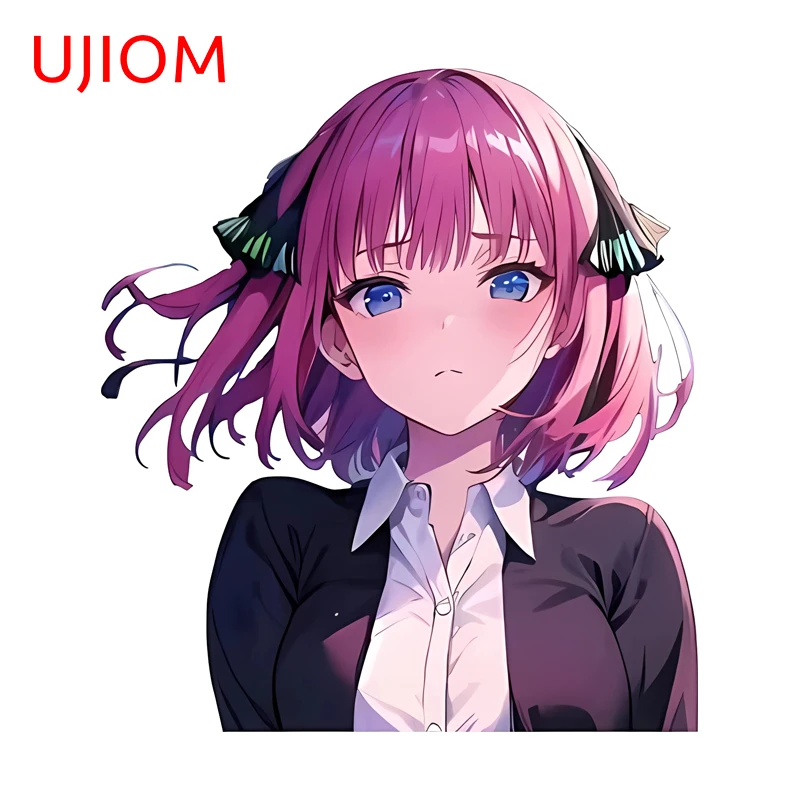 UJIOM Nakano Nino Graffiti Wall Sticker Mural Otaku room unique Sunscreen Scratch proof Decal Wardrobe vestibulec decoration