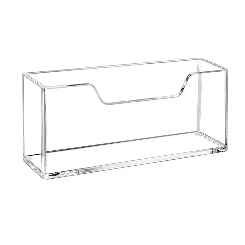 

LLCS-Vertical Acrylic Napkin Holder, Waterproof For Bathroom Splashing Napkin Dispenser For Table, Paper-Towel Holder For Kitche
