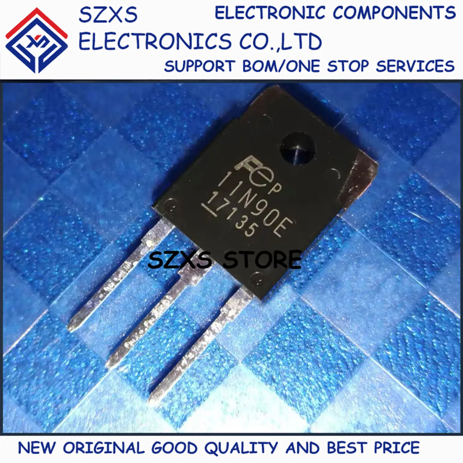 

New Original 10Pcs 11N90E FMH11N90E TO-3P 11A 900V Powerful MOSFET Field Effect Transistor In Stock Good Quality