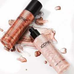 100ml Iconic London Illuminator Liquid Highlighter Prep Set Glow Highlight Makeup Mist Spray Quicksand Moisturizing Before