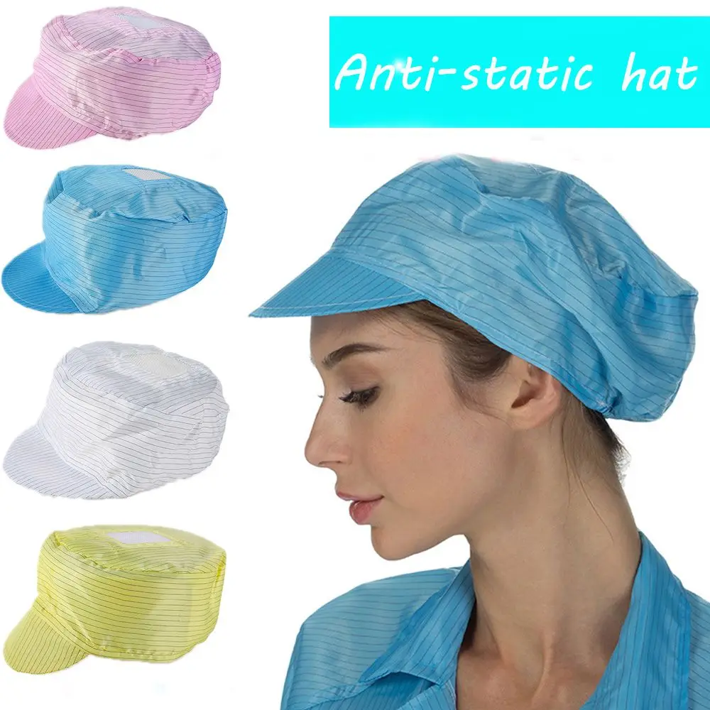 Clean Room Workshop Anti-Static Safety Dust-proof Caps Beanies Dust Cap Hats