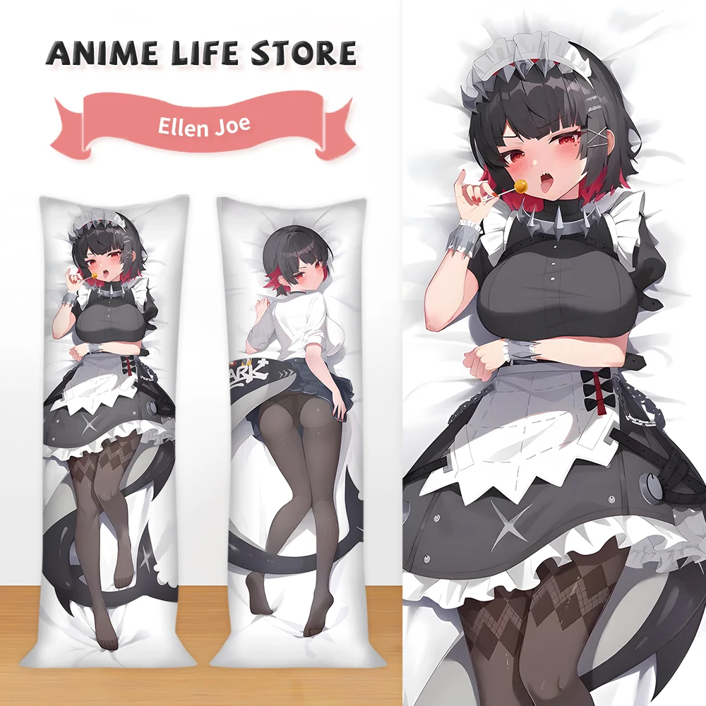 Ellen Joe Dakimakura Zenless Zone Zero Custom Pillowcase Anime Sexy Ellen Joe Hugging Body Bedding Pillow Case Cushion Cover