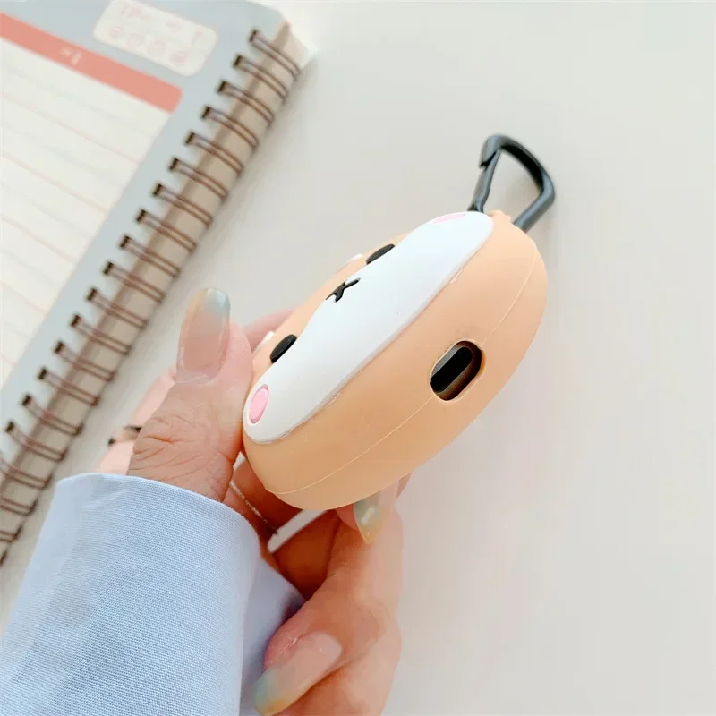 Funny Cute genshin ghost For AirPods 4 Pro 32 Case Silicone Kawaii luminous Protector Hu Tao Anime Earphone For AirPods Pro Case