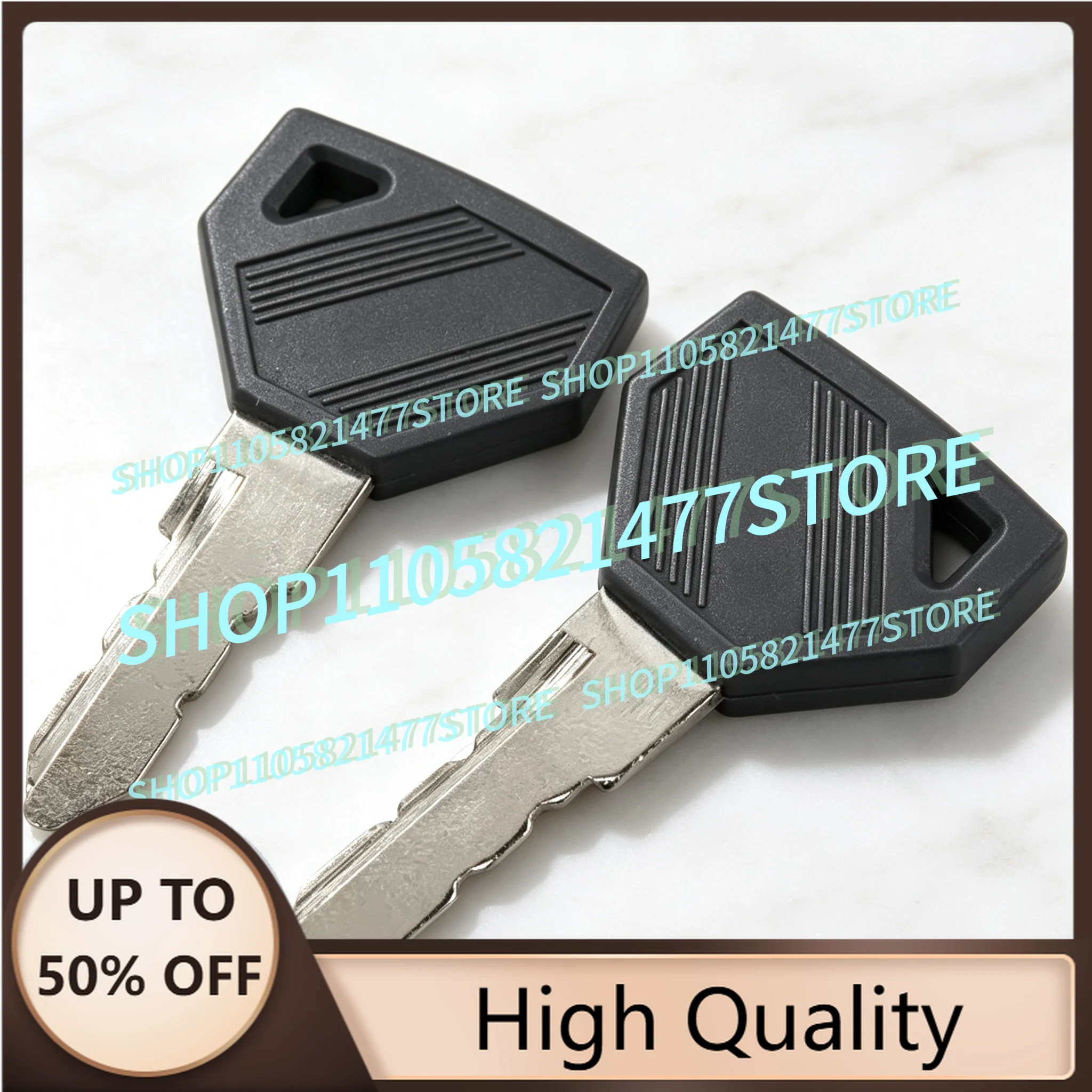 For YM 198360-52160 10PCS Lgnition Keys Excavator Grader Dozer SC2400 SC2450 EX2900 Tractor Ignition Key 2 s