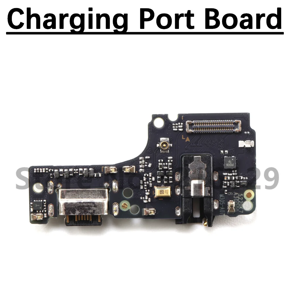 SIM Charging Port Board For Xiaomi Redmi Note 10S 10 LoudSpeaker Earpiece Fingerprint Sensor Off On LCD Motherboard Flex Cable