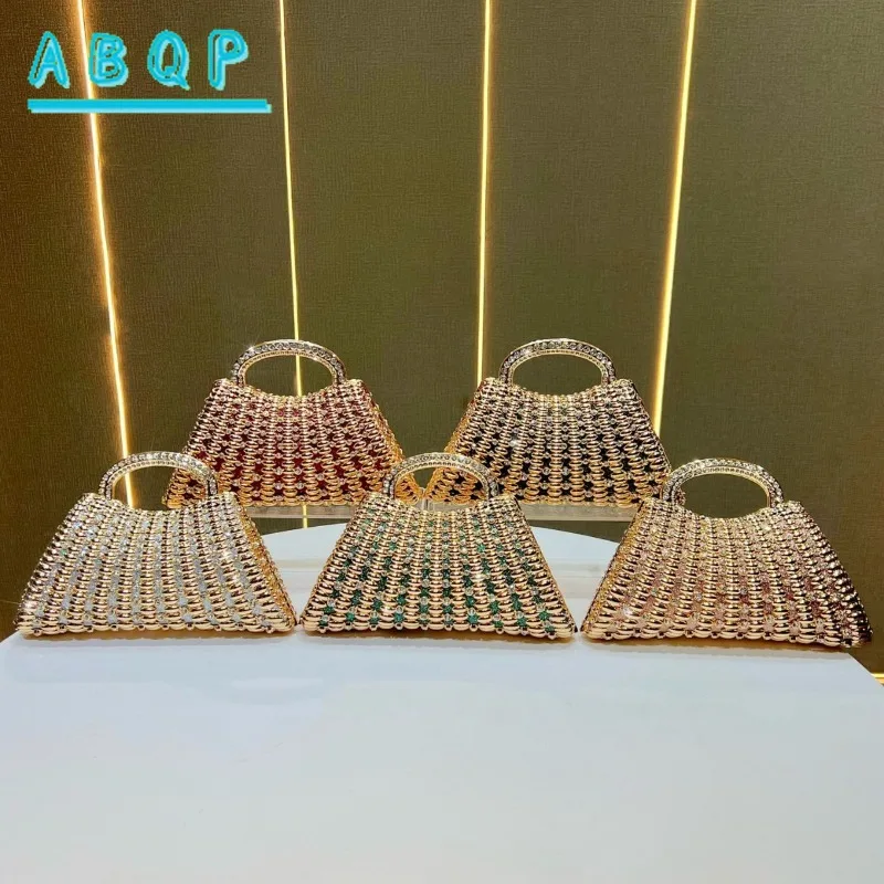 

New Dinner Party Women's Bag with Diamonds Sparkling Dinner Party Women's Handbag with Diamonds Luxury Women's Shoulder Bag