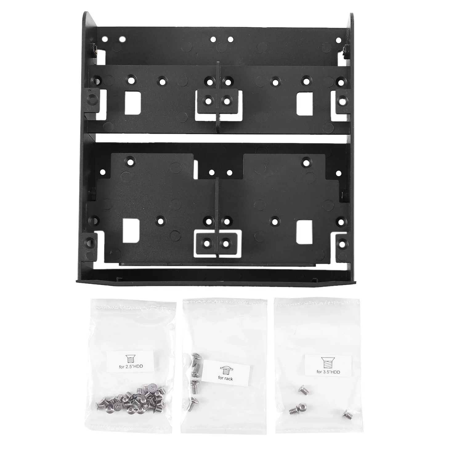 OImaster Multi-functional Hard Drive Conversion Rack Standard 5.25 Inch Device Comes with 2.5 inch / 3.5 inch HDD mounting screw