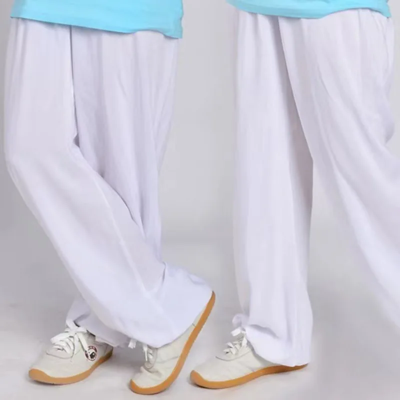 Spring and summer Synthetic cotton tai chi pants kung fu bloomers both men and women