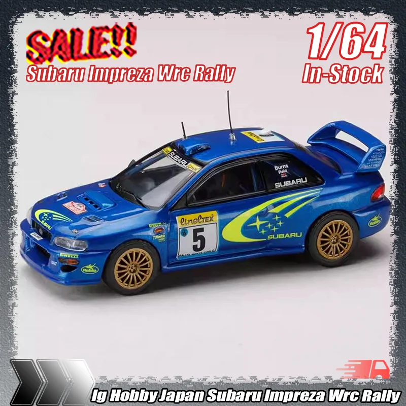 

В наличии: Коллекционная модель автомобиля Subaru Impreza WRC Rally Ig Hobby Japan, масштаб 1:64, высокодетализированная, из литого сплава, для автолюбителей