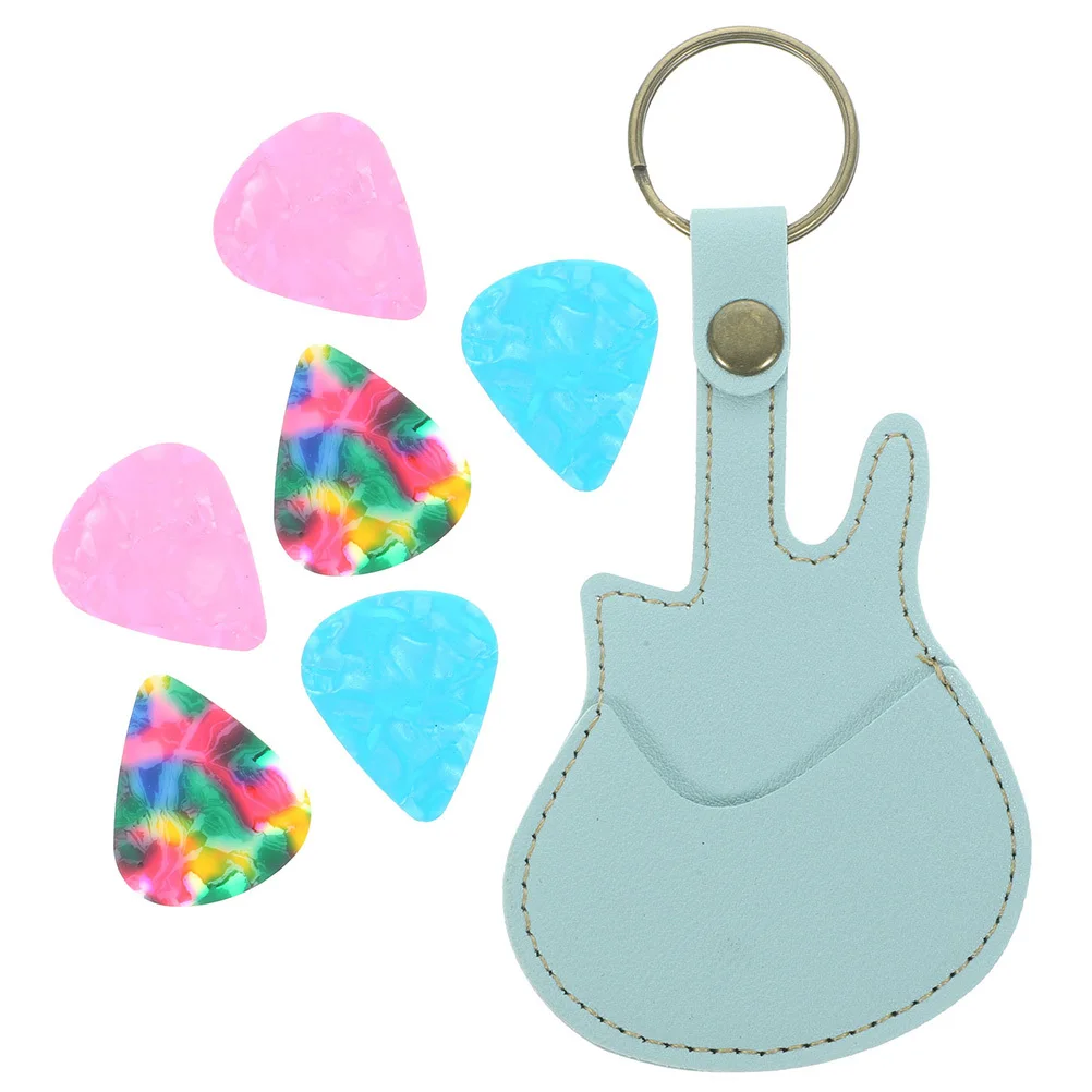 

Compact Guitar Picks Pouch Portable Storage Bag for Acoustic Electric Bass Guitar Fine Texture Comfortable Hand Feeling