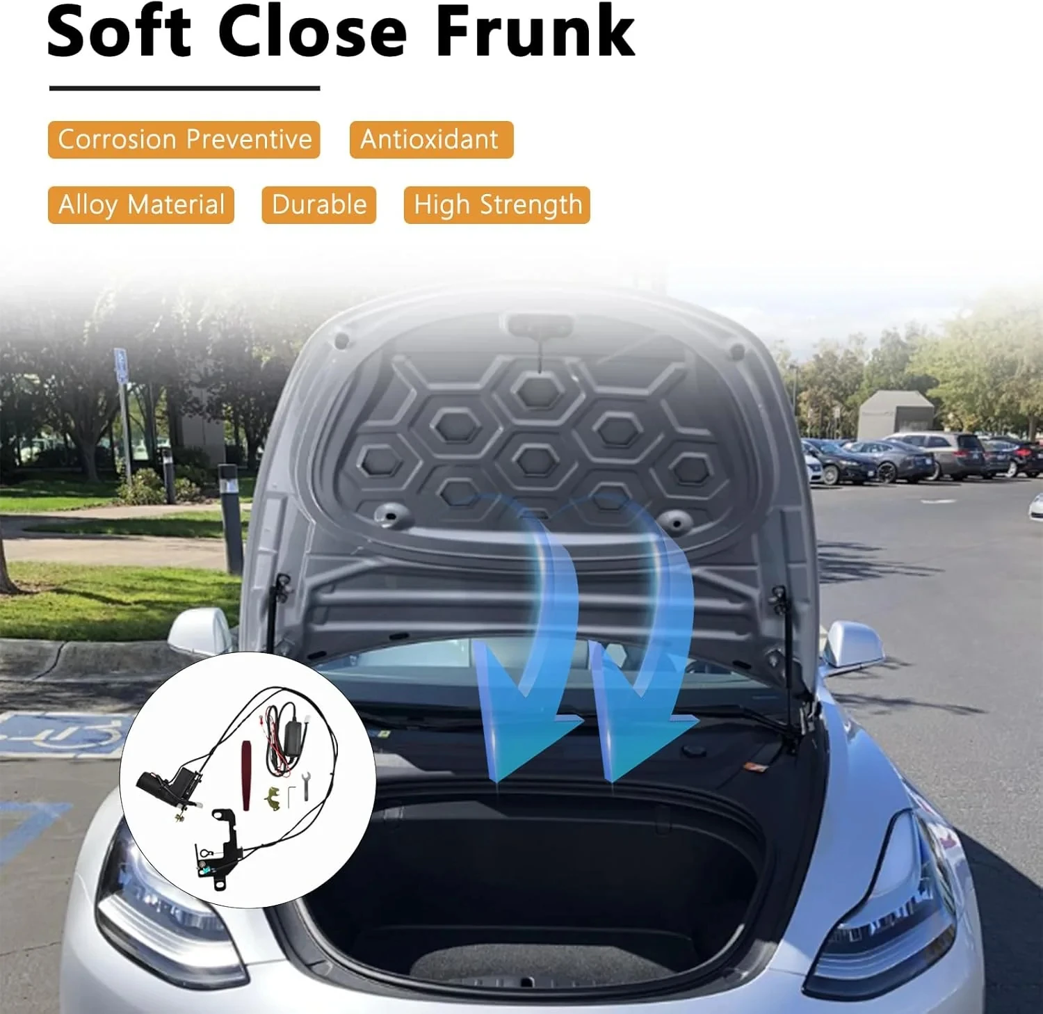 

Auto Power Frunk for Tesla Model 3 Highland Electric Front Gate Automatic Lifting Close Front Trunk Modified Remote Accessories