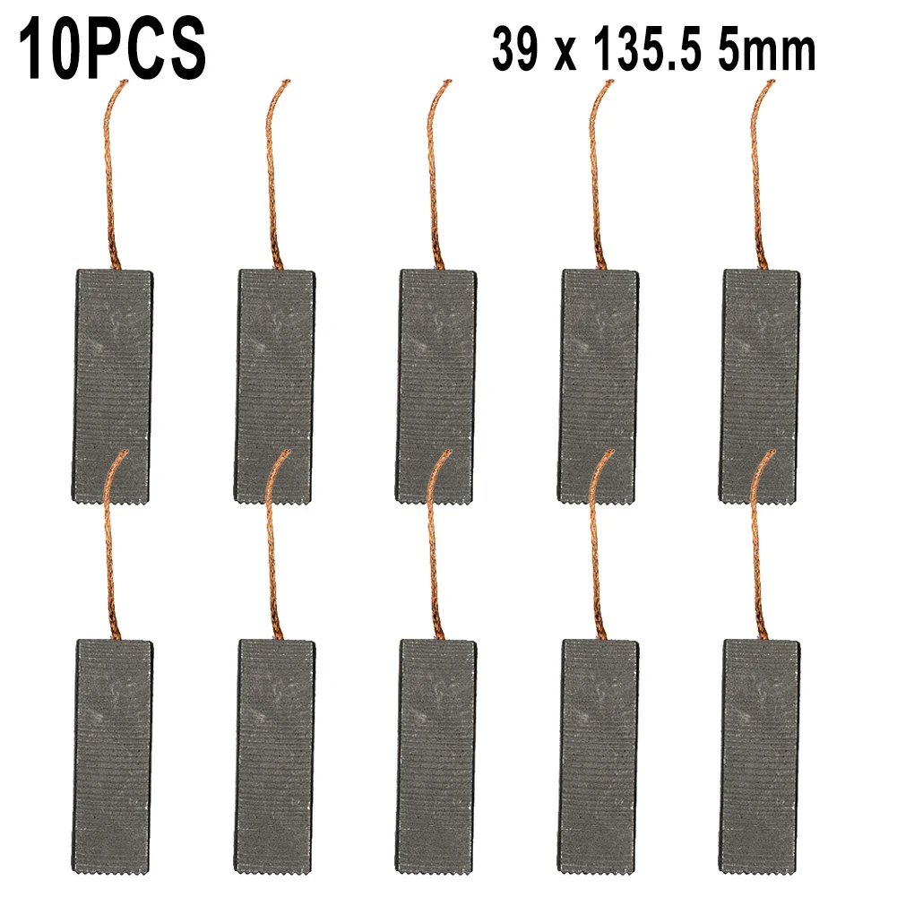 

10pcs Carbon Brush 39x13.5x5 Mm Electric Drills Carbon Brush For Siemens Drum Washing Machine Motors Power Tools Access