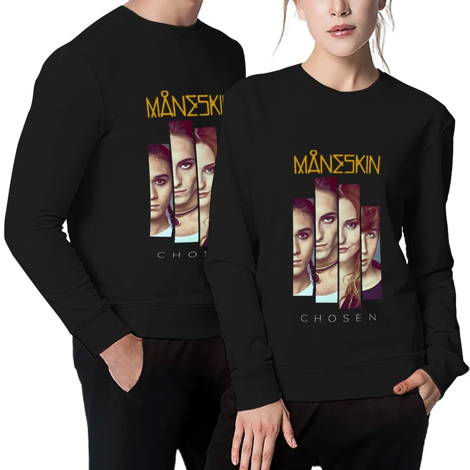 

Music Maneskin Band Logo Pullover men's clothes winter clothes mens clothes men's clothing aesthetic sweatshirts