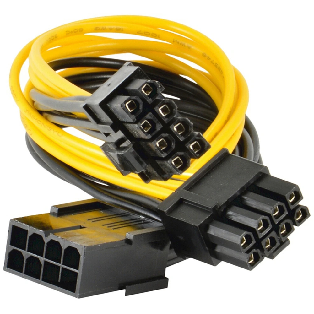 8Pin to 2X 8 Pin (6+2) Power Splitter Cable for PCIE PCI Express Image Card Y - Splitter Extension Cable