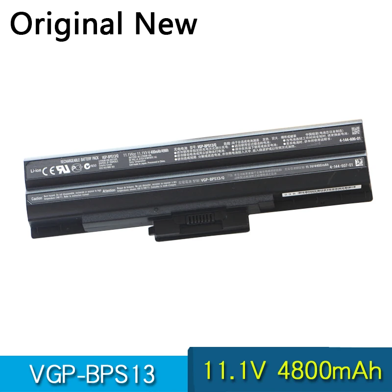 Новый оригинальный VGP-BPS13 BPS13/Q BPS13A/B BPS21 Аккумулятор для ноутбука SONY VAIO VGN-AW CS FW NW VPC-SR CW BPS21A 11,1 V 4800 мАч