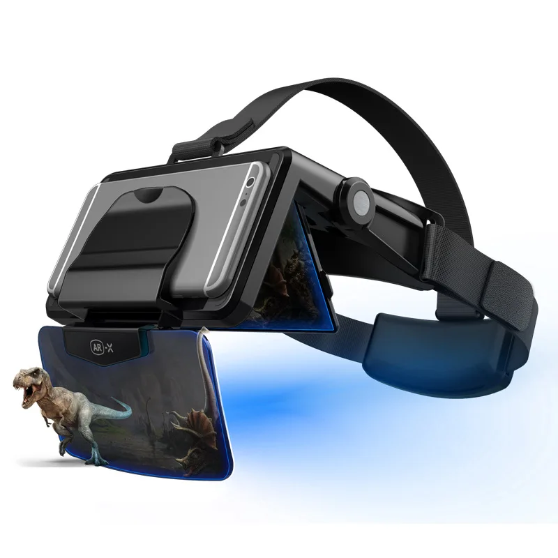 

Очки Vr, шлемы виртуальной реальности, 3D стереоскопические игровые консоли с гигантским экраном и креплением на голову, Ar Glasses