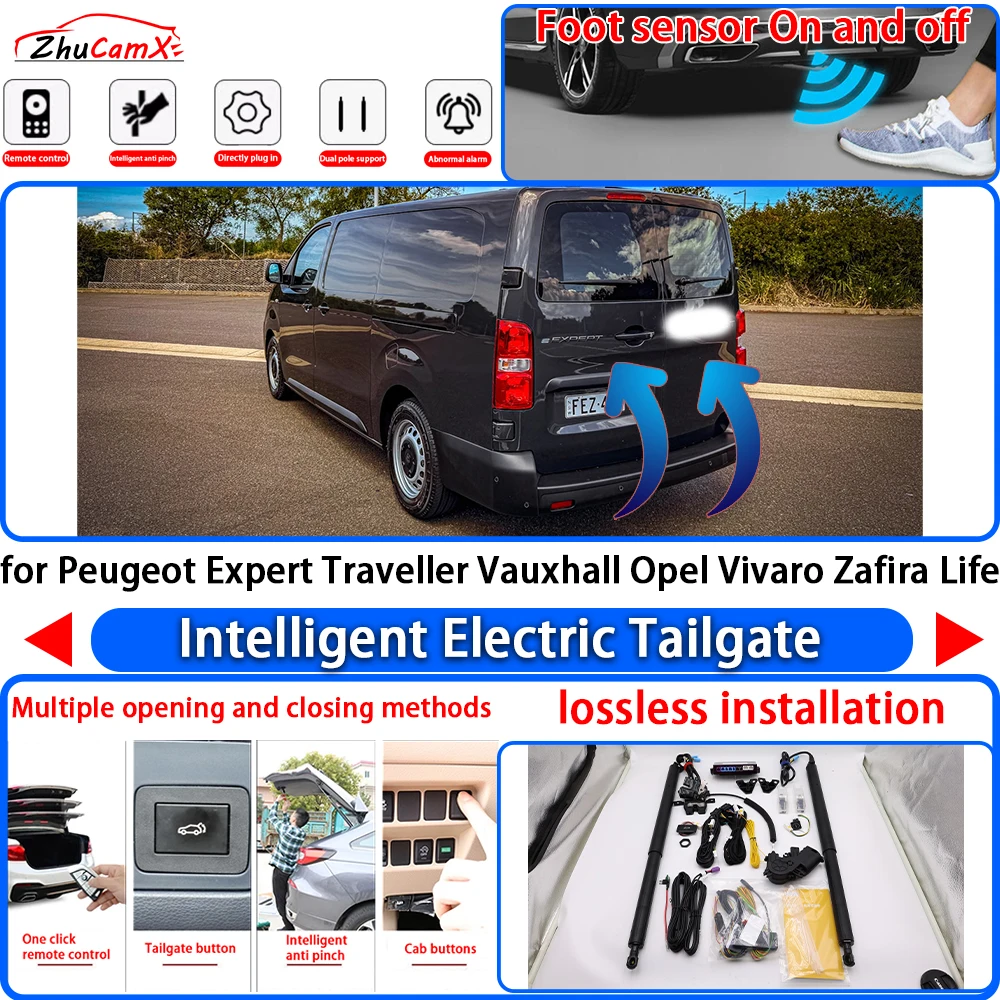 for Peugeot Expert Traveller Vauxhall Opel Vivaro Zafira Life OEM Power Liftgate Electric Suction Tailgate Tail Gate Lift Strut