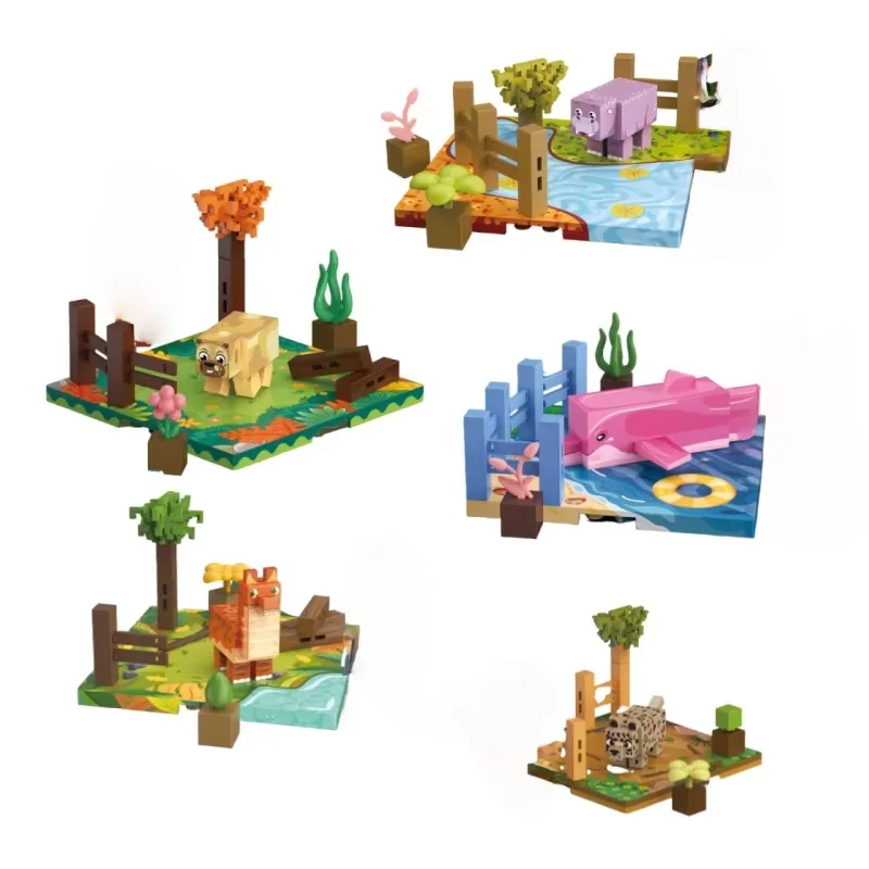 

Educational Building Blocks Set for Children: Animal and Nature-Themed Interactive Playset for Engaging and Fun Learning Experie