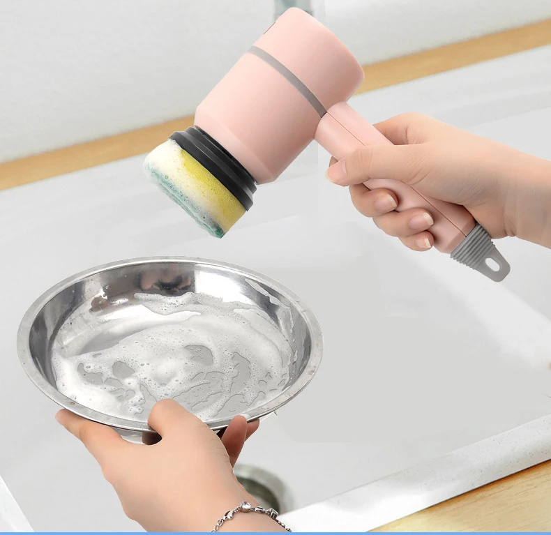 공장 직판 도매가 다기능 가정용 전동 청소 브러쉬 다양한 교체 가능한 브러쉬 헤드