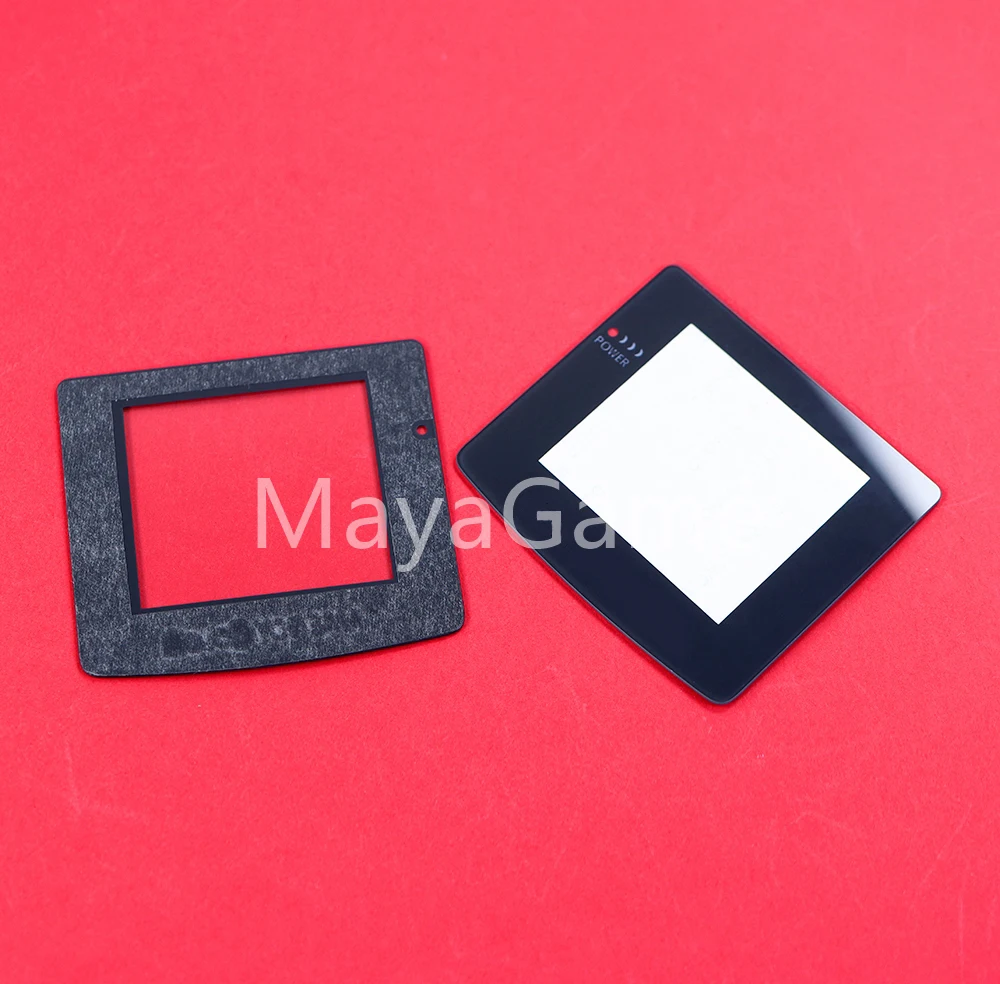 50pcs Replacement Parts for New Dark Gray White Glass Lens Screen for Gameboy Color GBC