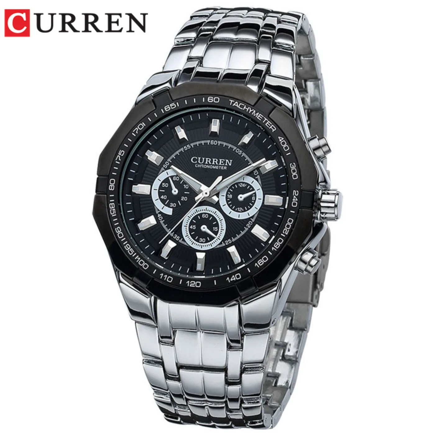 CURREN Men Luxury Brand Military Sport Mens Watches Full Steel Quartz Clock Men's Waterproof Business Watch Relogio Masculino