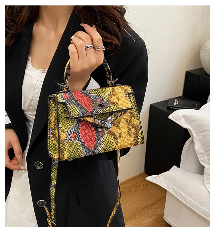 

New in 2025! Retro Small Square Bag, Trendy Shoulder and Crossbody Bag for Women, with Topstitch Design