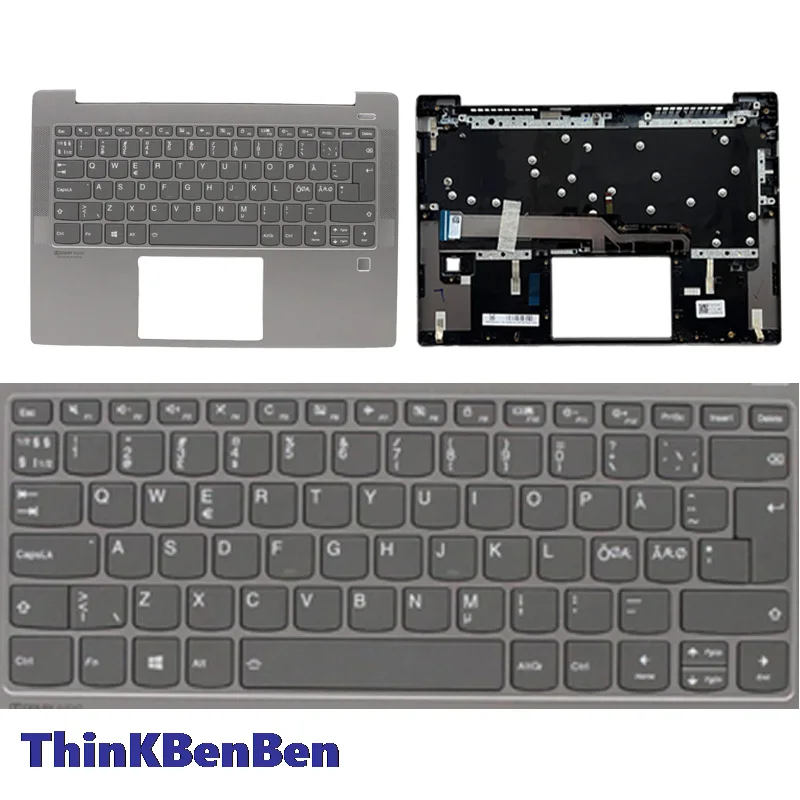

NDC Nordic Grey Keyboard Upper Case Palmrest Shell Cover For Lenovo Ideapad S540 14 14IWL 14IML 14API 5CB0S17233