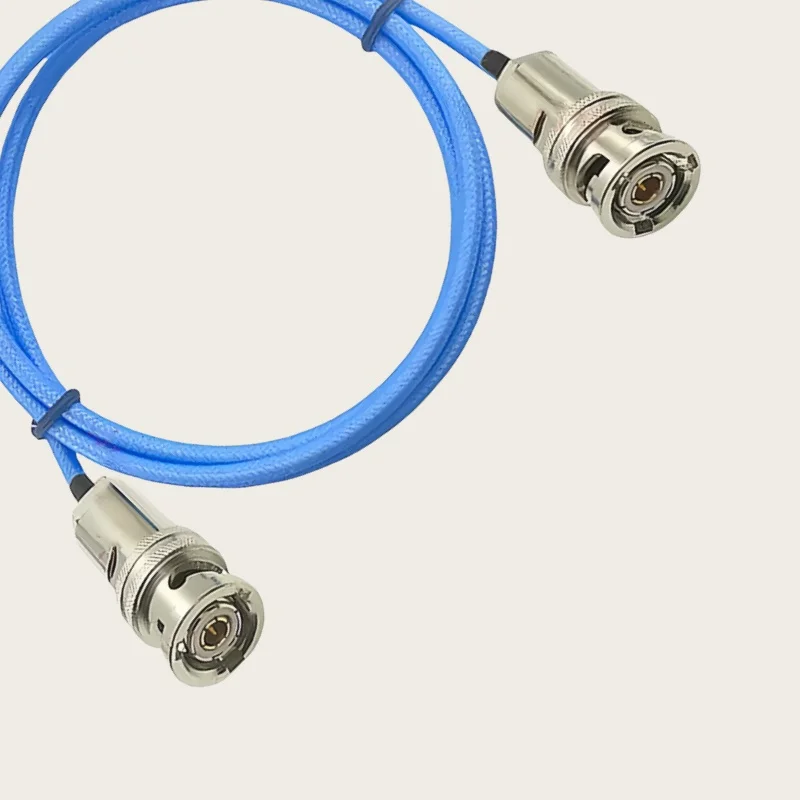 Triax BNC three coaxial adapter cable 1553B jumper TRX316 double male head three card BNC TRB test cable