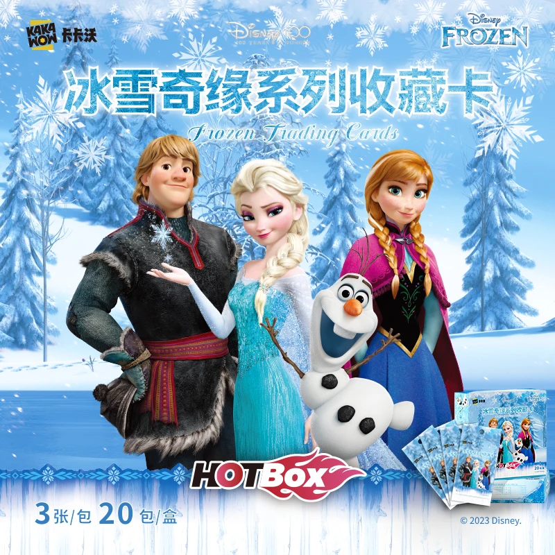 

Original Kakawow Frozen Frozen Trading Cards Hotbox Card Box Toy Princess Elsa Anime Kids Table Cards Kids Birthday Gifts